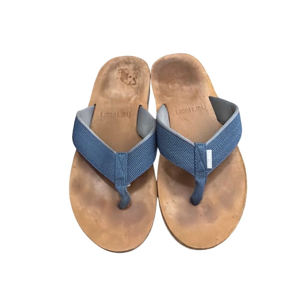 Hari Mari Scouts flip-flops blue nylon straps mens size 10